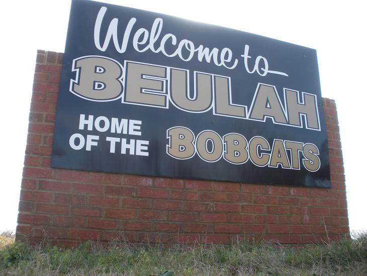  Beulah Alabama Welcome Sign