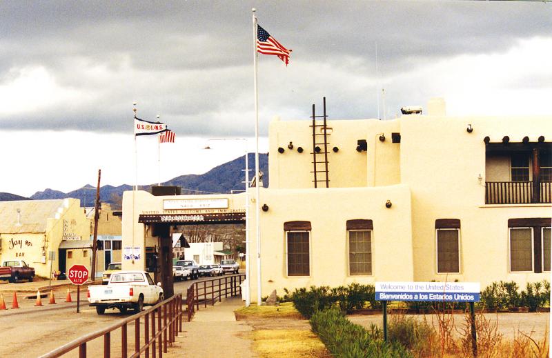 United States border at Naco, Mexico