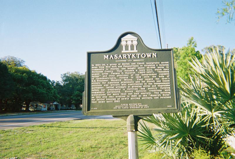  Masaryktown, Florida Plaque