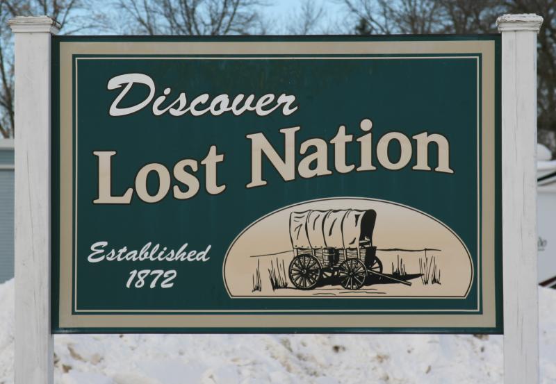  Lost Nation Iowa 20090125 Sign
