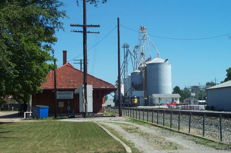 Milford Illinois Village Hall and Elevator