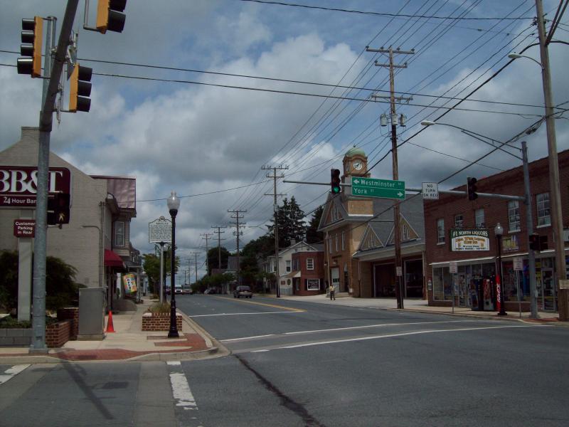  Westminster St. and York St. Intersection, Downtown, Manchester, Maryland