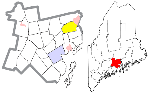  Waldo County Maine Incorporated Areas Frankfort Highlighted