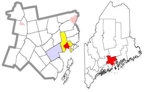  Waldo County Maine Incorporated Areas Searsport C D P Highlighted