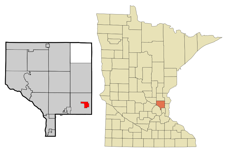  Anoka Cnty Minnesota Incorporated and Unincorporated areas Centerville Highlighted copy