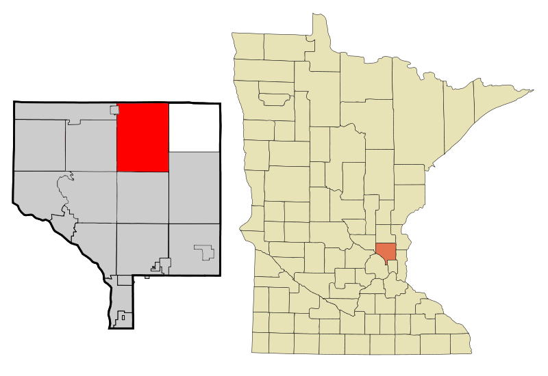  Anoka Cnty Minnesota Incorporated and Unincorporated areas East Bethel Highlighted copy
