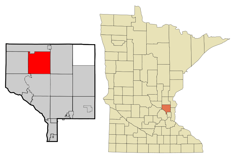  Anoka Cnty Minnesota Incorporated and Unincorporated areas Oak Grove Highlighted copy