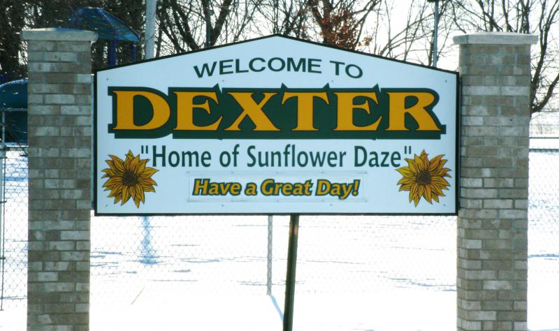  Welcome Sign Dexter, Minnesota