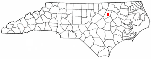  N C Map-doton- Nashville