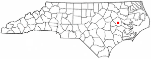  N C Map-doton- Winterville