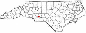  N C Map-doton- Oakboro