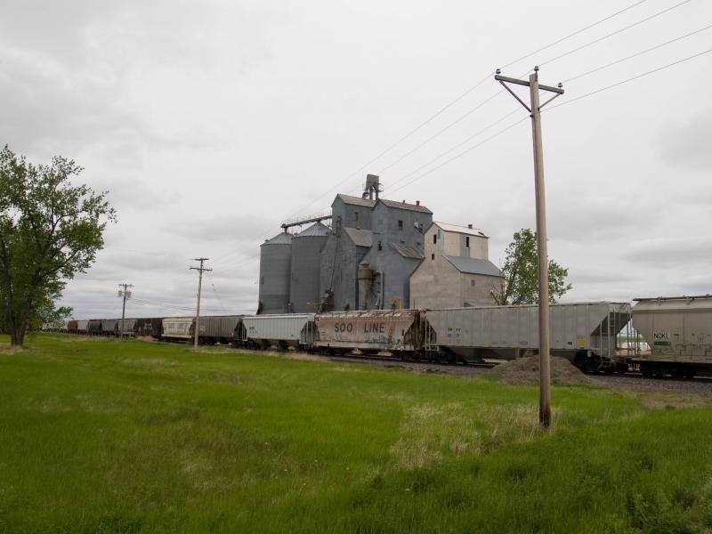  Grain elevator in Kintyre, North Dakota