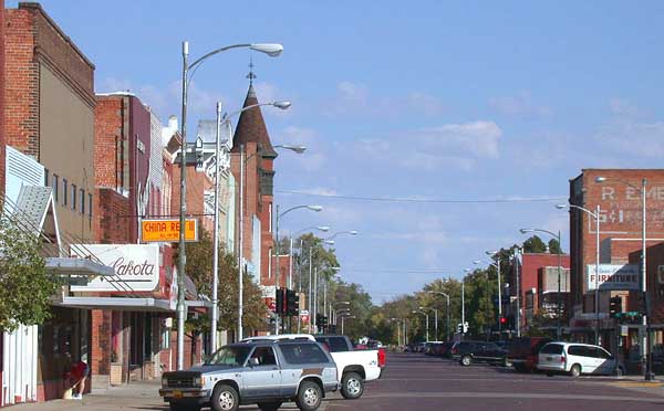  Dowtown Lexington, Nebraska, looking north