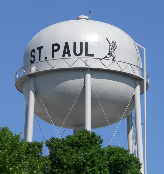 Saint Paul, Nebraska water tower 2
