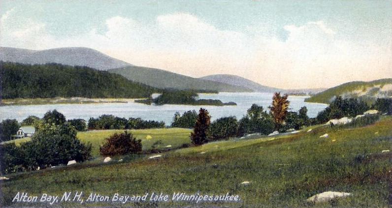  Alton Bay and Lake Winnipesaukee, Alton Bay, N H