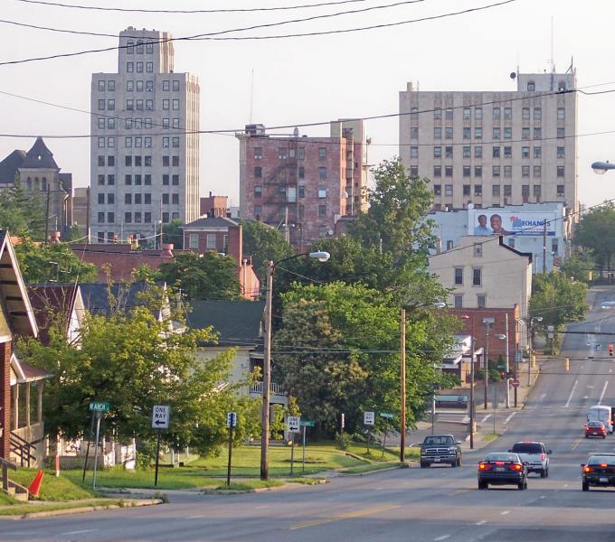  Mansfield Ohio skyline