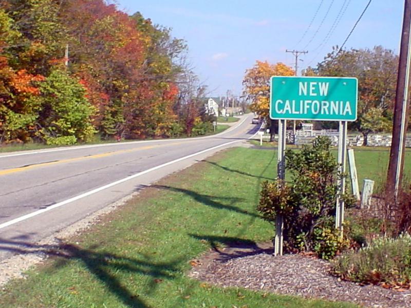  New California Ohio Sign