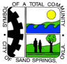  Sandsprings seal logo