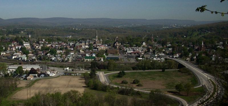  Hollidaysburg blair county pennsylvania skyline as seen from chimneyrocks 001 by contagious lunacy