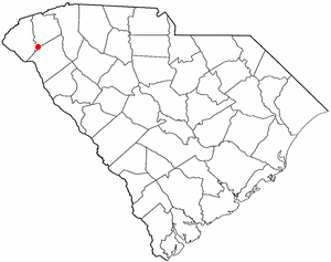  S C Map-doton- Clemson