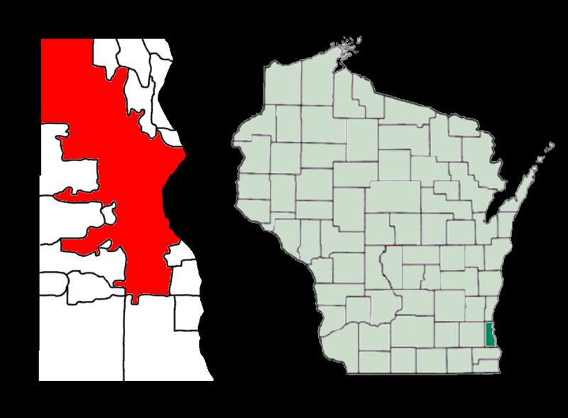  W I Map-doton- Milwaukee